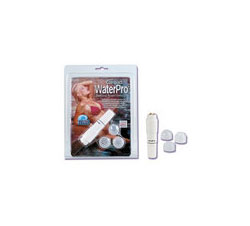 Compact Waterpro Personal Travel Massager With 4 Interchangeable Heads